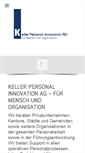 Mobile Screenshot of keller-personal.ch